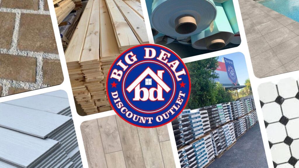 A collage of different types of lumber.